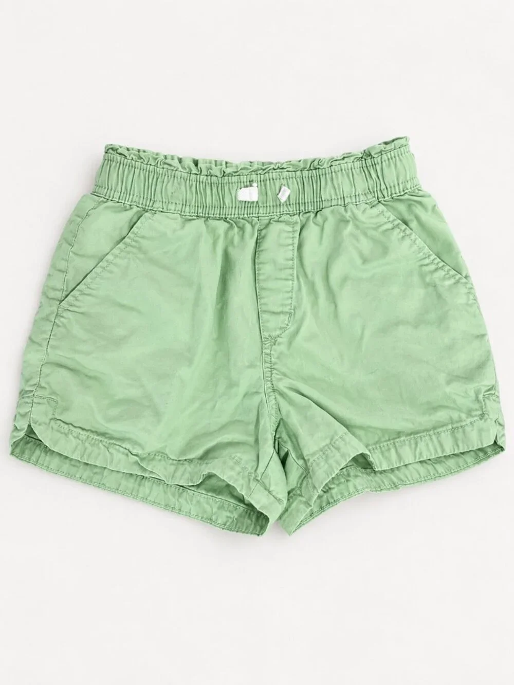 GAP Kids Mint Green Pull-On Shorts Size M 7/8 Cotton Elastic Waist